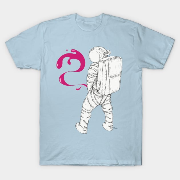 P{ee}ink in Space T-Shirt by mikekoubou